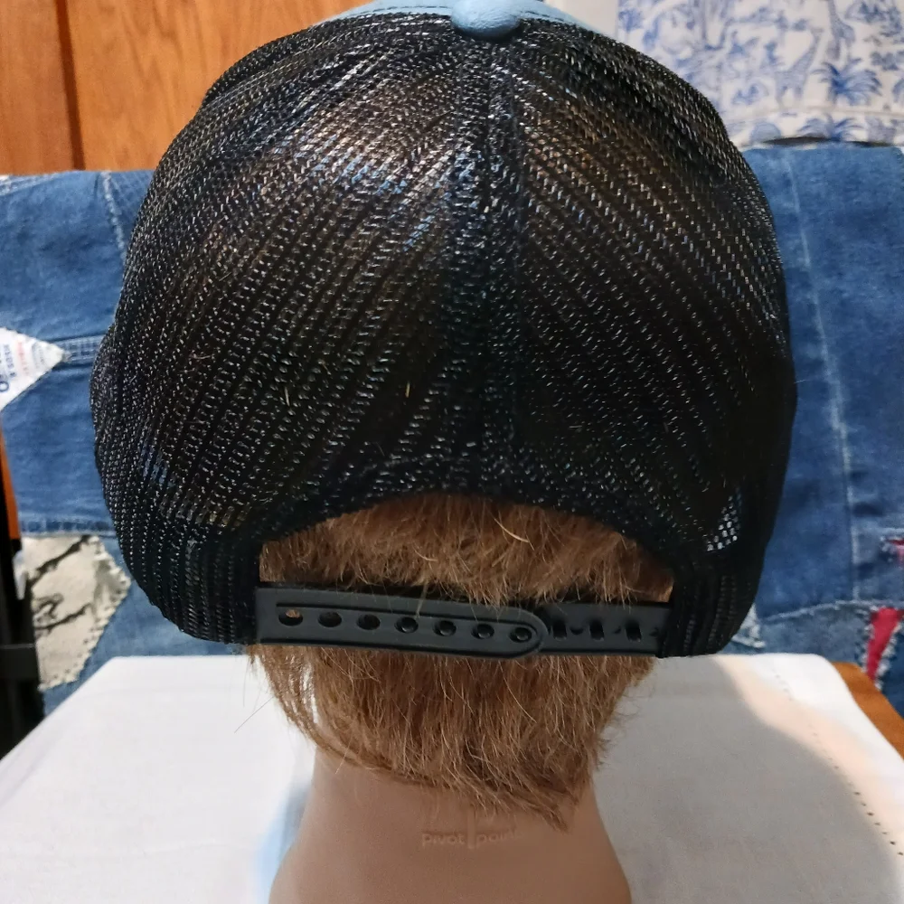 Alien Area 51 Embroidered Ball Cap- adjustable Black Mesh OSFM